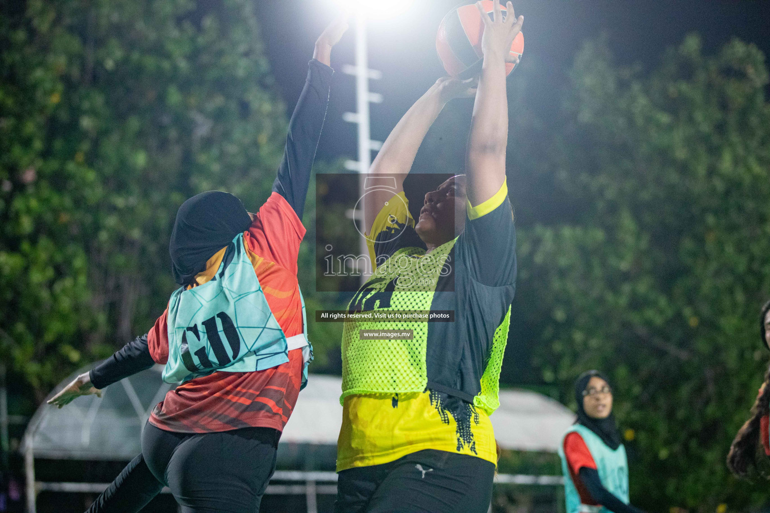 Day 6 of 20th Milo National Netball Tournament 2023, held in Synthetic Netball Court, Male', Maldives on 4th June 2023 Photos: Nausham Waheed/ Images.mv