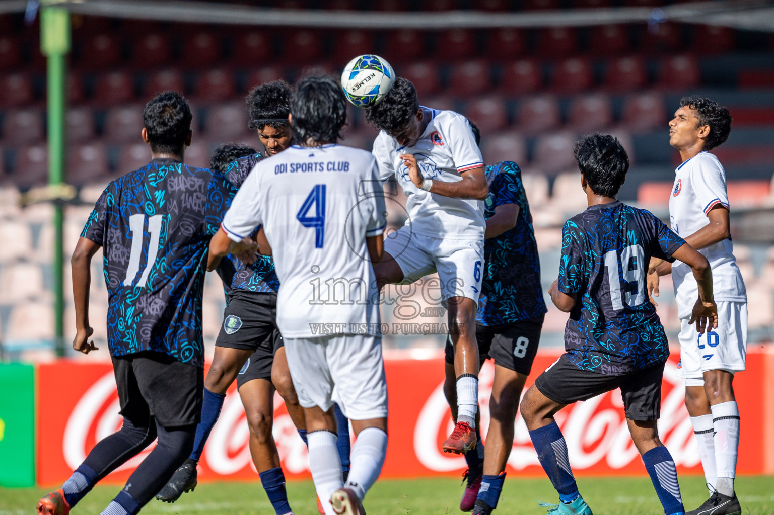 Super United Sports vs ODI Sports Club in Under 19 Youth Championship 2024 was held at National Stadium in Male', Maldives on Monday, 12th June 2024. Photos: Shuu Abdul Sattar / images.mv