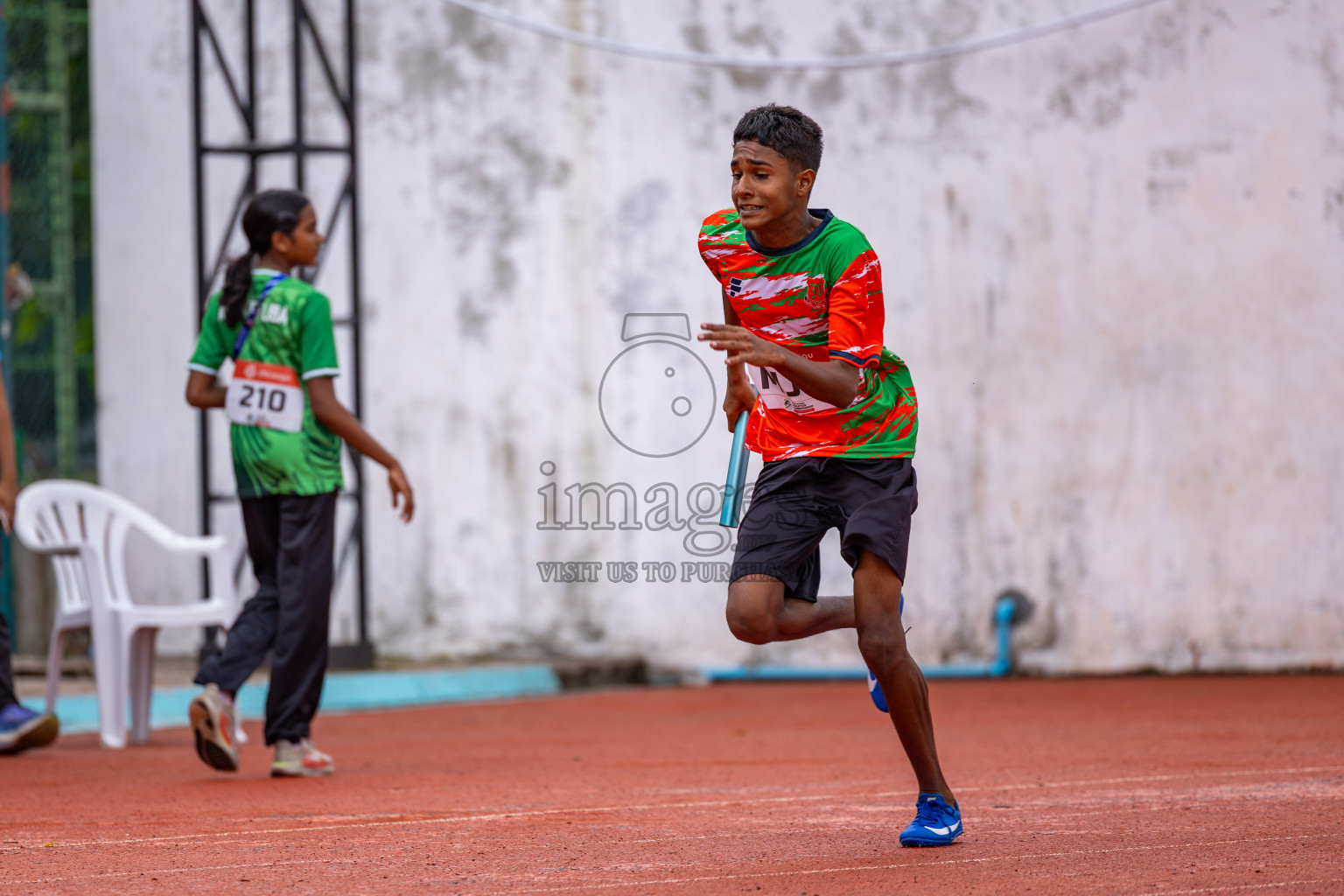 Day 6 of Inter-school Athletics Championship 2025 held in Ekuveni Synthetic Track, Male', Maldives on Sunday, 12th October 2025. Photos by: Ismail Thoriq / Images.mv
