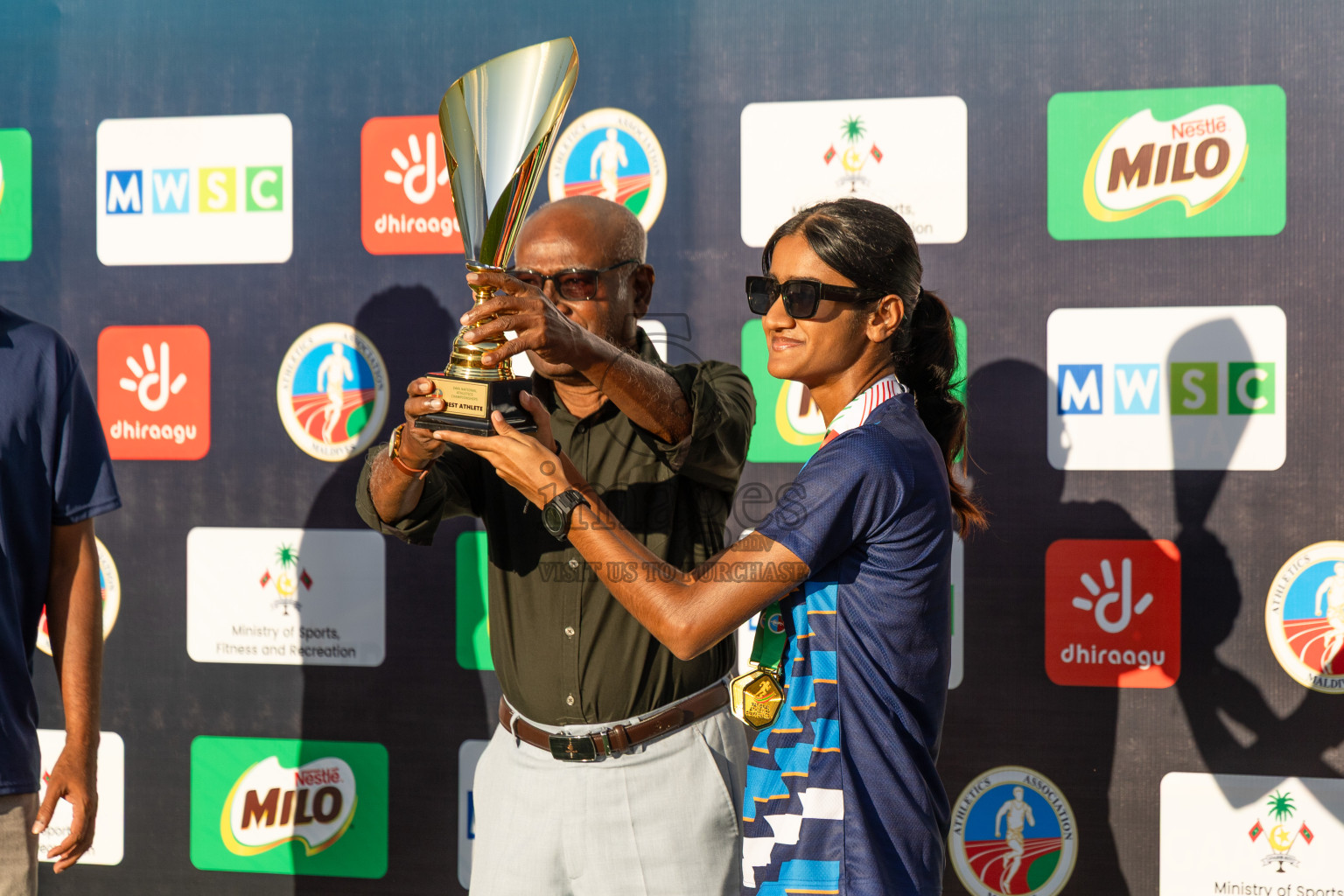 Day 3 of National Athletics Championship 2025 was held at Ekuveni Running Ground in Male', Maldives on Saturday, 16th August 2025. Photos: Hasni / images.mv