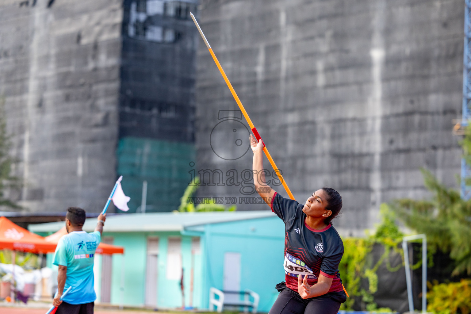 Day 2 of MWSC Interschool Athletics Championships 2024 held in Hulhumale Running Track, Hulhumale, Maldives on Sunday, 10th November 2024. 
Photos by: Hassan Simah / Images.mv