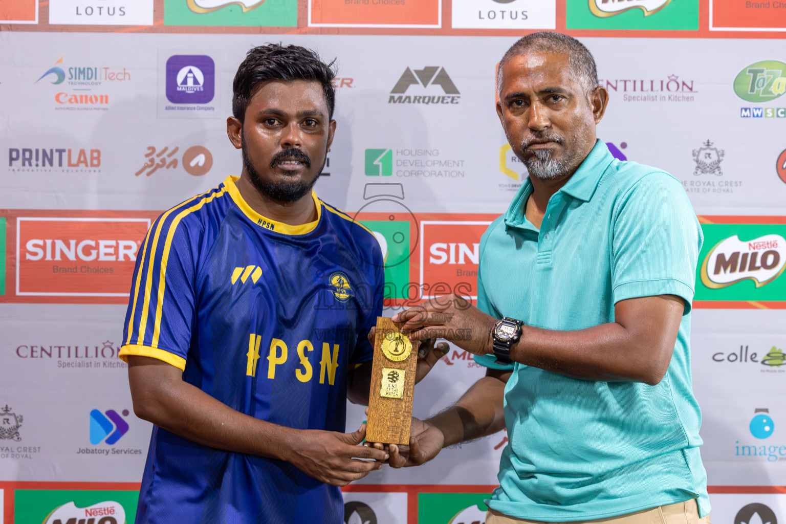 HPSN vs Fisheries RC in Club Maldives Classic 2024 held in Rehendi Futsal Ground, Hulhumale', Maldives on Tuesday, 10th September 2024.
Photos: Ismail Thoriq / images.mv