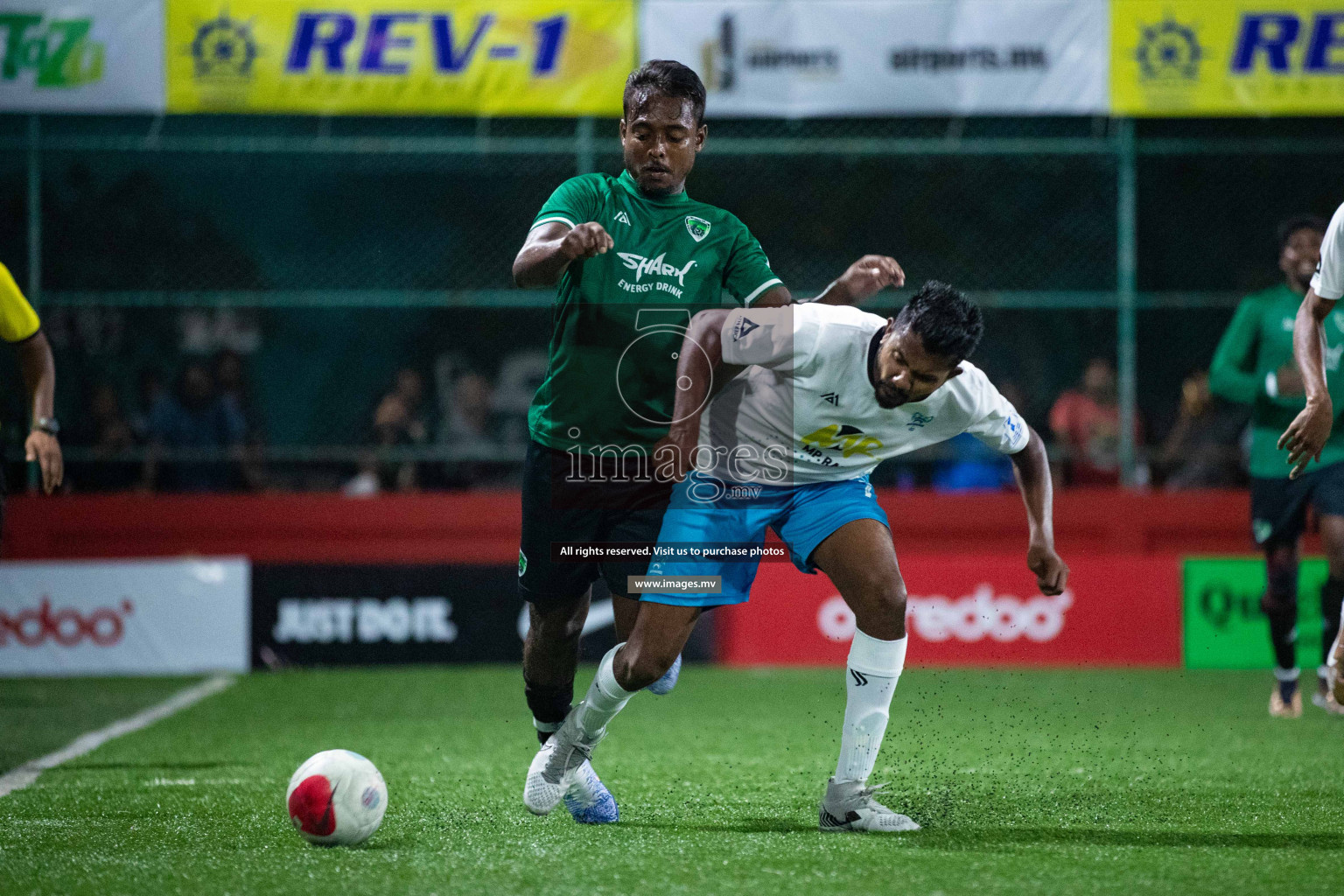 HDh. Finey vs Hdh. Makunudhoo in Day 3 of Golden Futsal Challenge 2023 on 07 February 2023 in Hulhumale, Male, Maldives