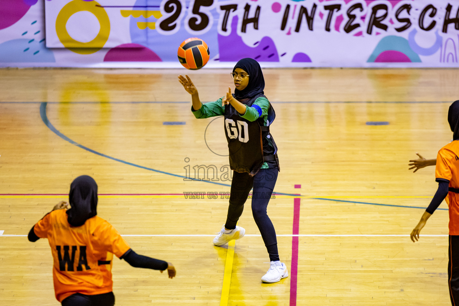 Day 7 of 25th Inter-School Netball Tournament was held in Social Center at Male', Maldives on Saturday, 17th August 2024. Photos: Nausham Waheed / images.mv