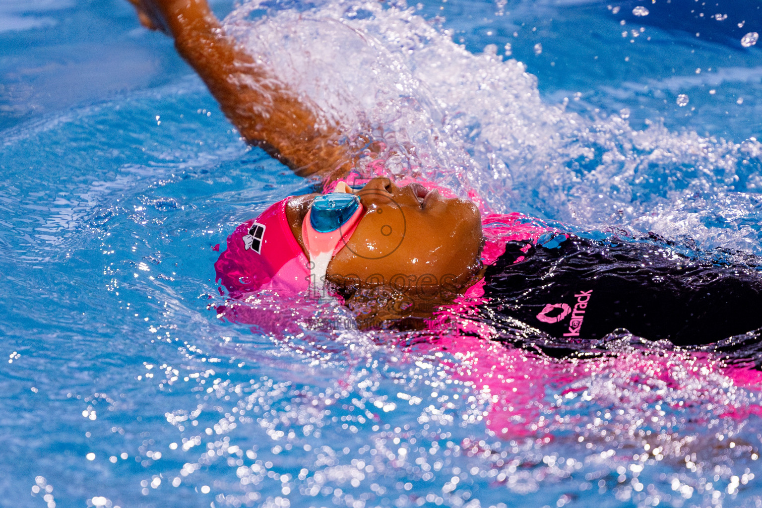 Day 1 of BML 5th National Swimming Kids Festival 2024 held in Hulhumale', Maldives on Monday, 18th November 2024. Photos: Nausham Waheed / images.mv