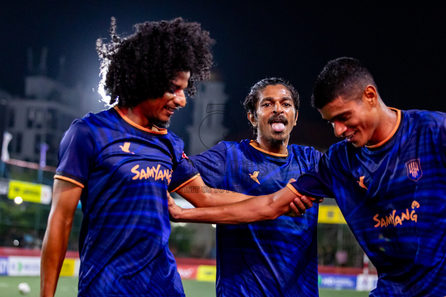 Lh. Kurendhoo VS Lh. Olhuvelifushi in Day 24 of Golden Futsal Challenge 2024 was held on Wednesday , 7th February 2024 in Hulhumale', Maldives 
Photos: Hassan Simah / images.mv