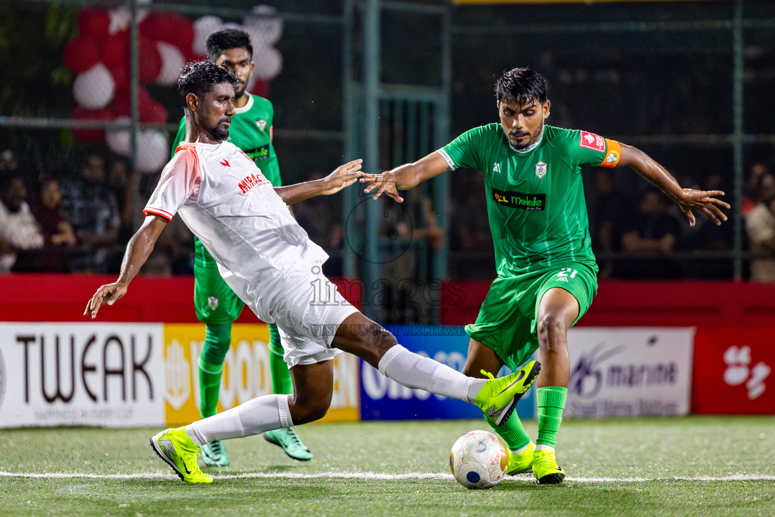 Sh Narudhoo vs Sh Goidhoo in Day 11 of Golden Futsal Challenge 2025 was held on Wednesday, 15th January 2025, in Hulhumale', Maldives Photos: Nausham Waheed / images.mv
