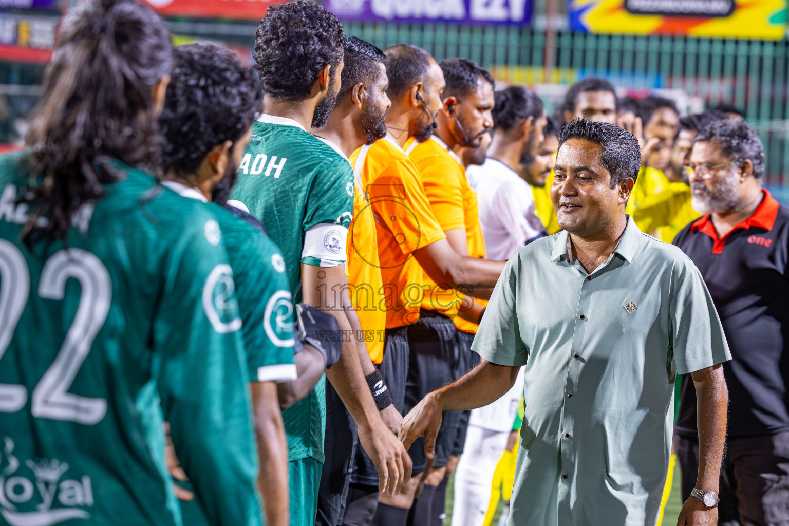 Dhandimagu vs GDh Vaadhoo in Zone Round on Day 28 of Golden Futsal Challenge 2025 was held on Saturday , 1st February 2025, in Hulhumale', Maldives. Photos: Ismail Thoriq / images.mv