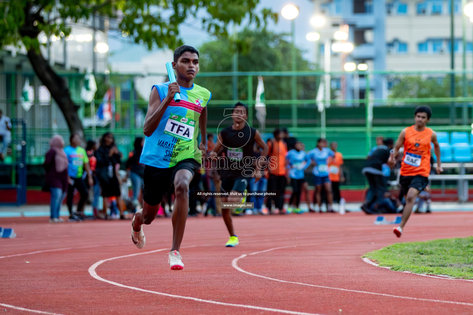 Day 2 of National Athletics Championship 2023 was held in Ekuveni Track at Male', Maldives on Friday, 24th November 2023. Photos: Hassan Simah / images.mv