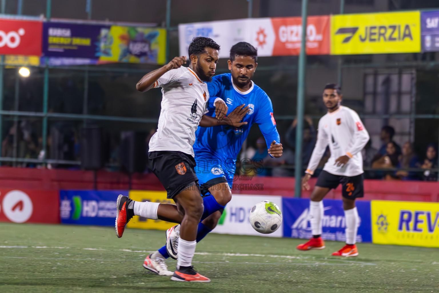 Th Veymandoo vs Th Hirilandhoo in Day 11 of Golden Futsal Challenge 2024 was held on Thursday, 25th January 2024, in Hulhumale', Maldives
Photos: Ismail Thoriq / images.mv