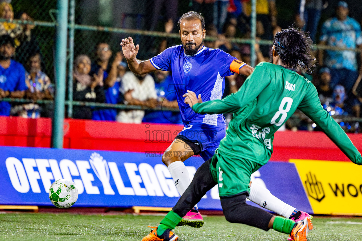 MCLP vs MIB in Day 10 of Office League 2025 was held on Friday, 25th April 2025 in Hulhumale', Maldives. Photos: Nausham Waheed / images.mv