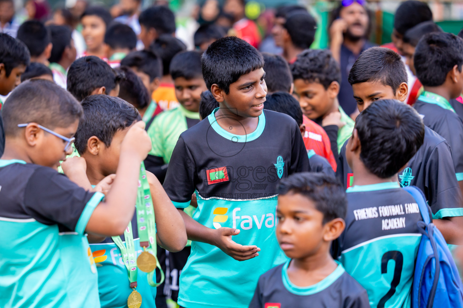 Day 3 of MILO Academy Championship 2025 (U-12) was held at Henveiru Stadium in Male', Maldives on Saturday, 3rd May 2025. Photos: Nausham Waheed / images.mv