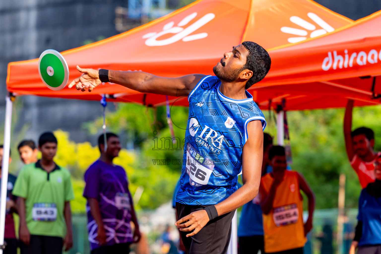 Day 5 of MWSC Interschool Athletics Championships 2024 held in Hulhumale Running Track, Hulhumale, Maldives on Wednesday, 13th November 2024. Photos by: Nausham Waheed / Images.mv