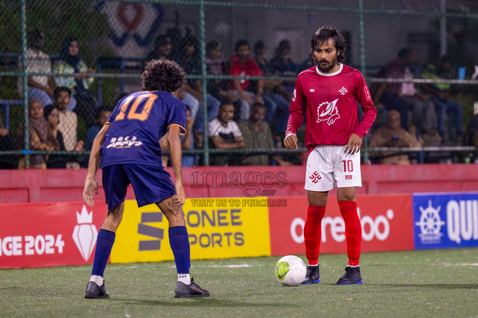 Lh Kurendhoo vs K Kaashidhoo on Day 36 of Golden Futsal Challenge 2024 was held on Wednesday, 21st February 2024, in Hulhumale', Maldives
Photos: Ismail Thoriq, / images.mv