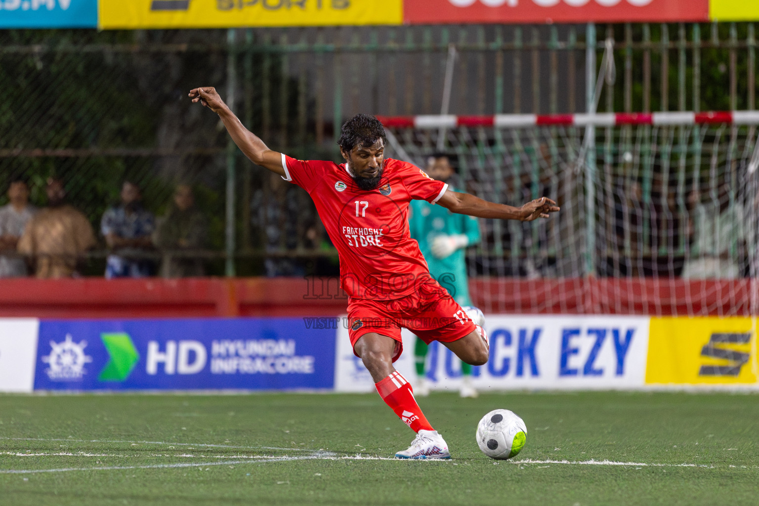 F Bilehdhoo vs F Dharanboodhoo in Day 3 of Golden Futsal Challenge 2024 was held on Thursday, 18th January 2024, in Hulhumale', Maldives Photos: Mohamed Mahfooz Moosa / images.mv