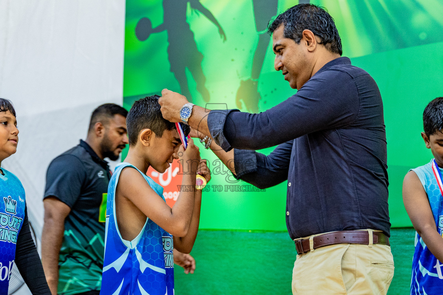 Day 3 of Milo 5 x 5 Junior Challenge 2025 - Basketball tournament held in Basketball Training Center, Male', Maldives on Saturday, 11th October 2025. Photos by: Nausham Waheed, Areef Adam / Images.mv