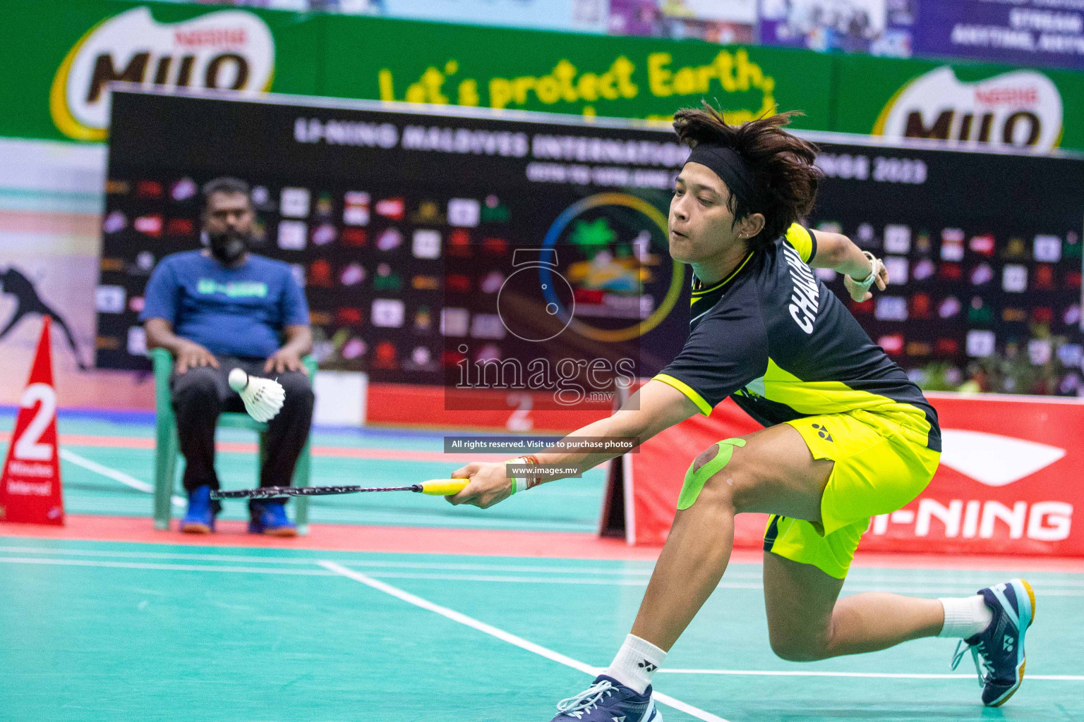 Finals of Li-Ning Maldives International Challenge 2023, was is held in Ekuveni Indoor Court, Male', Maldives on Saturday, 10th June 2023. Photos: Ismail Thoriq / images.mv