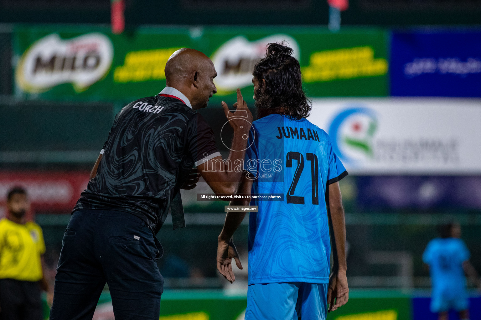 Team FSM vs Club HDC in the Quarter Finals of Club Maldives 2021 held at Hulhumale;, on 12th December 2021 Photos: Ismail Thoriq / images.mv