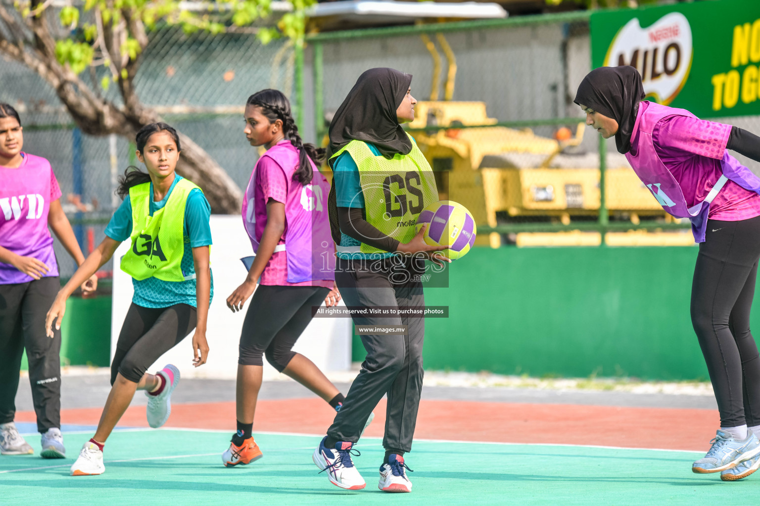 Day 13 of Junior Netball Championship 2022 held in Male', Maldives. Photos by Nausham Waheed