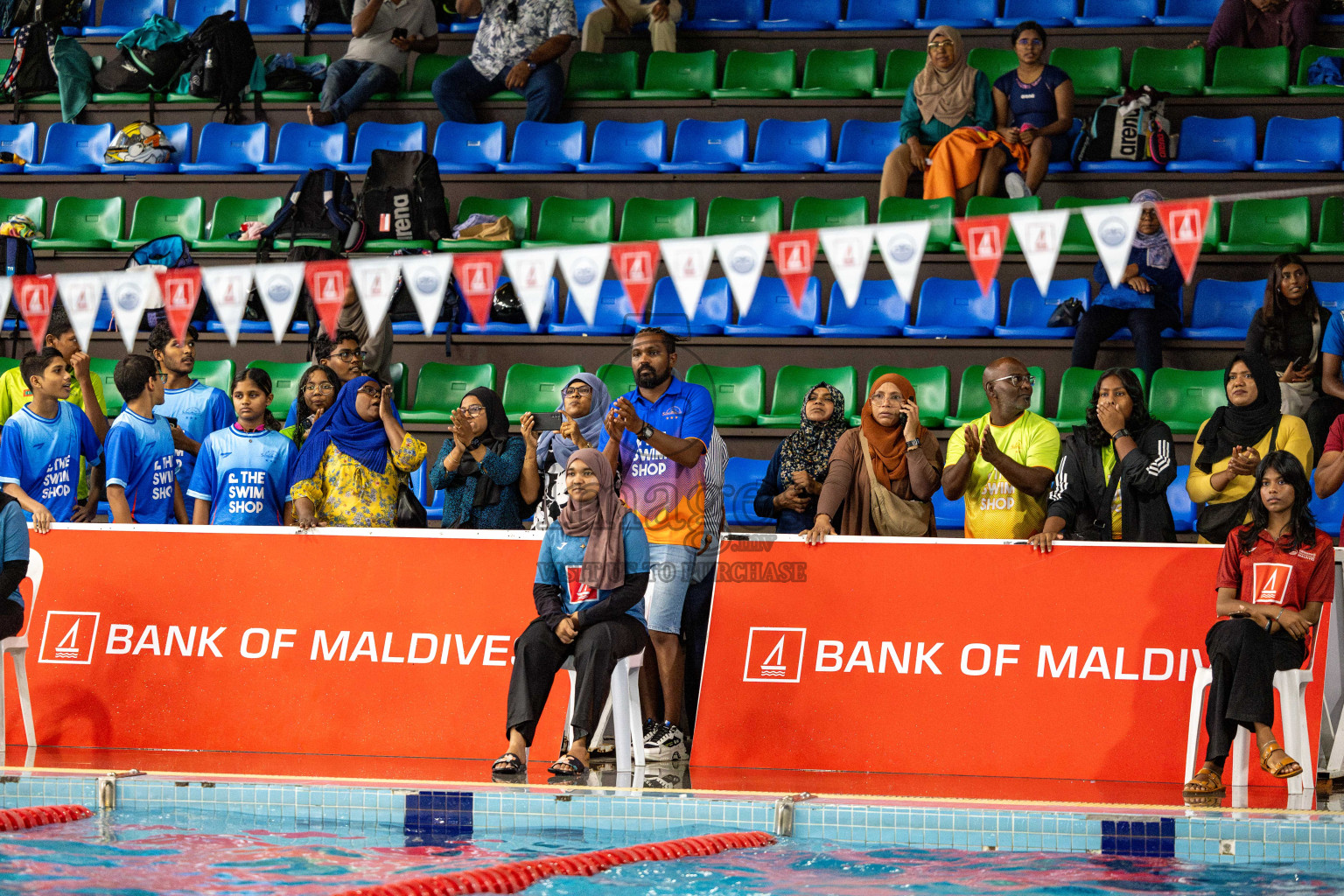 Day 5 of National Swimming Competition 2024 held in Hulhumale', Maldives on Tuesday, 17th December 2024. 
Photos: Hassan Simah / images.mv