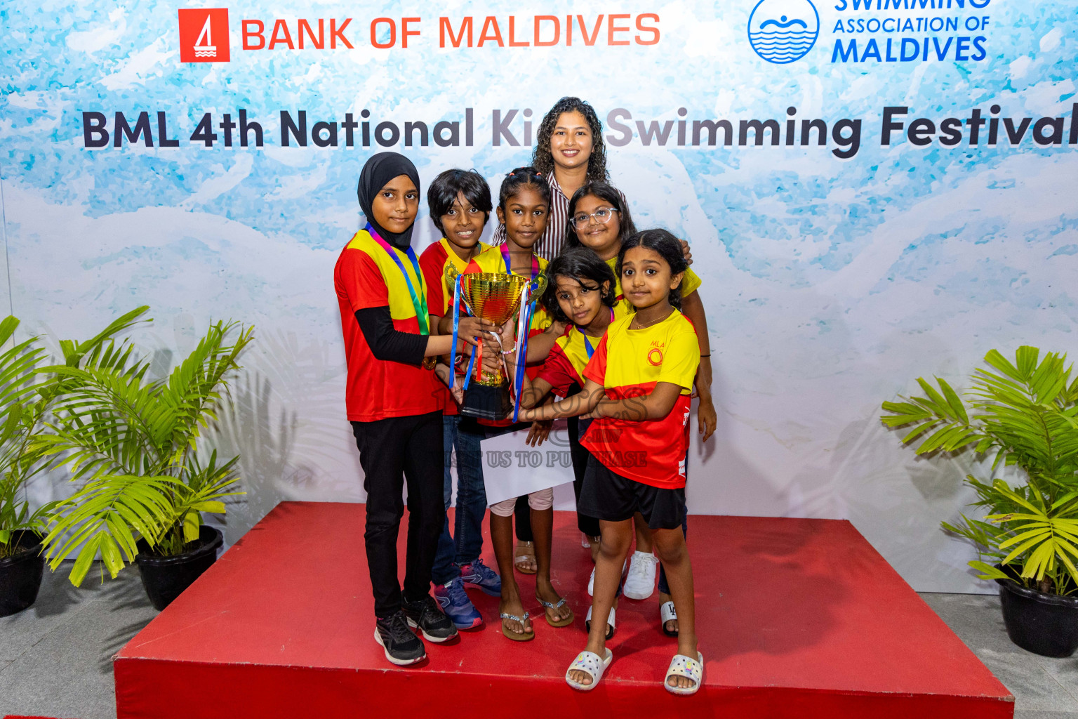 Closing Ceremony of 4th National Kids Swimming Festival 2023 on 9th December 2023, held in Hulhumale', Maldives Photos: Nausham Waheed / Images.mv