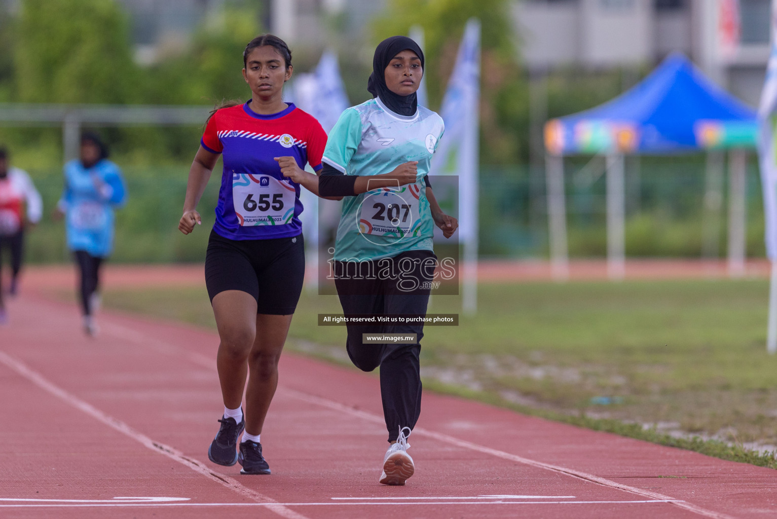 Day two of Inter School Athletics Championship 2023 was held at Hulhumale' Running Track at Hulhumale', Maldives on Sunday, 15th May 2023. Photos: Shuu/ Images.mv