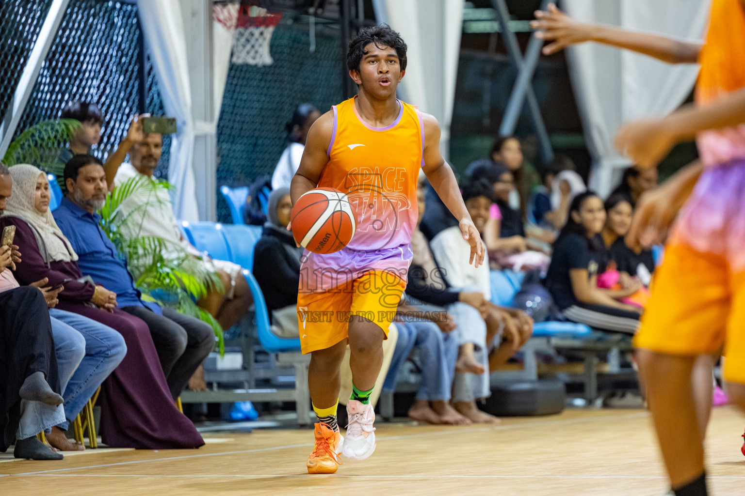 Milo 5 x 5 Junior Challenge 2025 - Basketball tournament held in Basketball Training Center, Male', Maldives on Thursday, 09th October 2025. 
Photo by: Hassan Simah / Images.mv