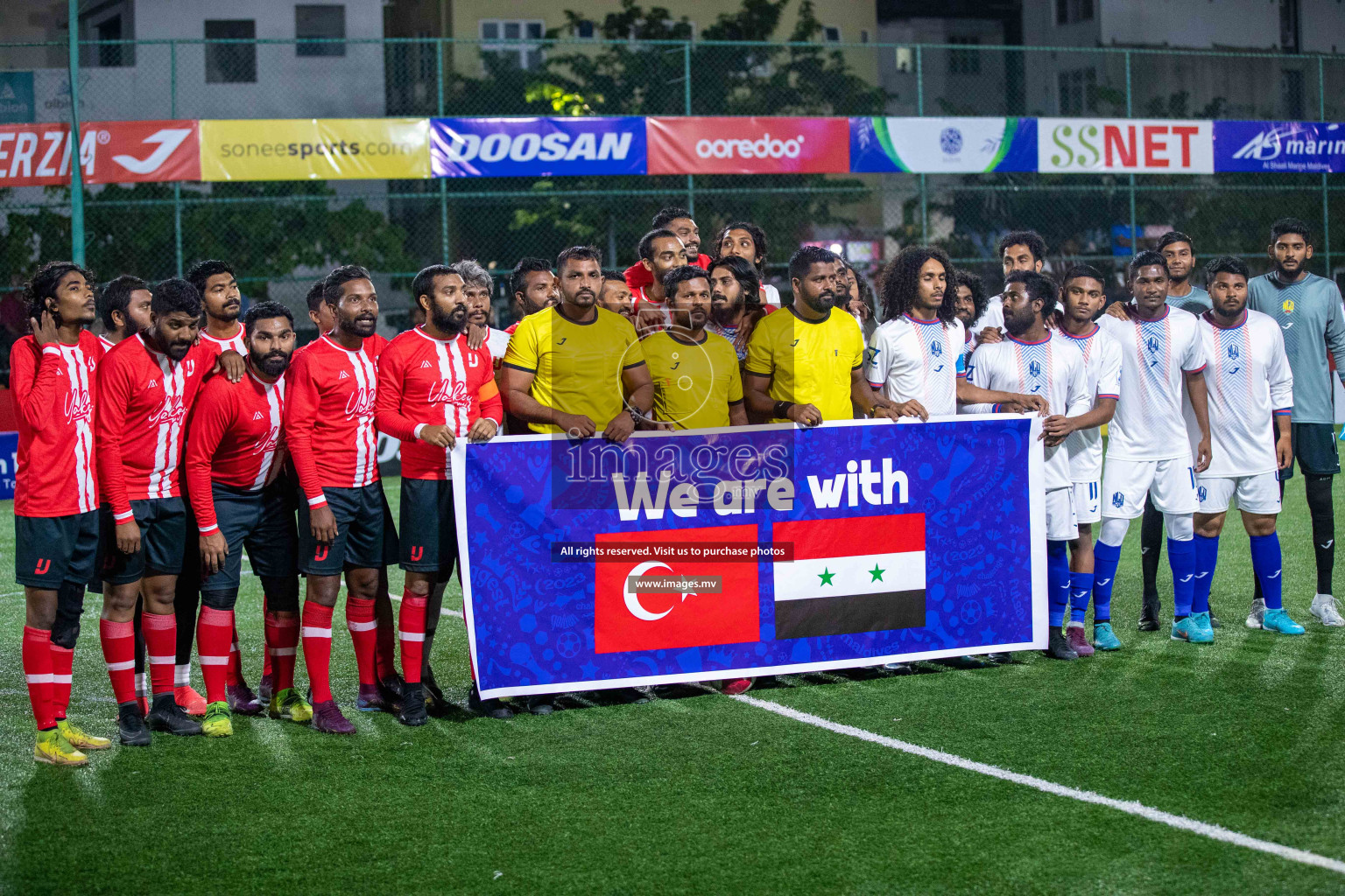 GA. Kanduhulhudhoo vs GA. Nilandhoo in Day 7 of Golden Futsal Challenge 2023 on 11 February 2023 in Hulhumale, Male, Maldives