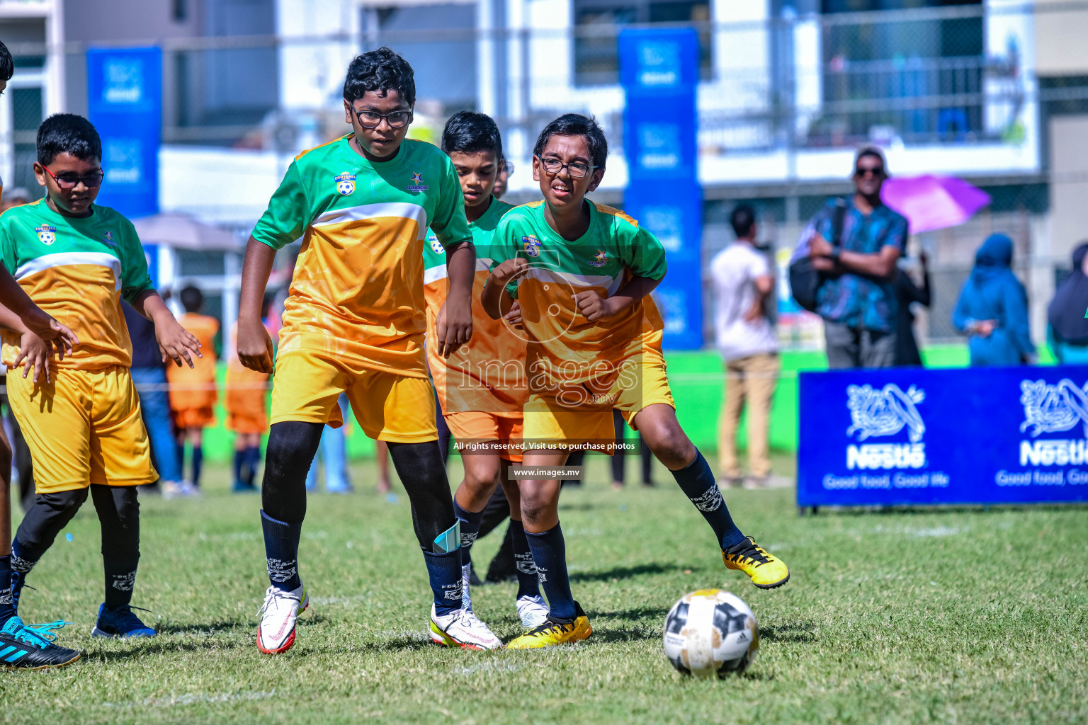 Day 2 of Milo Kids Football Fiesta 2022 was held in Male', Maldives on 20th October 2022. Photos: Nausham Waheed/ images.mv