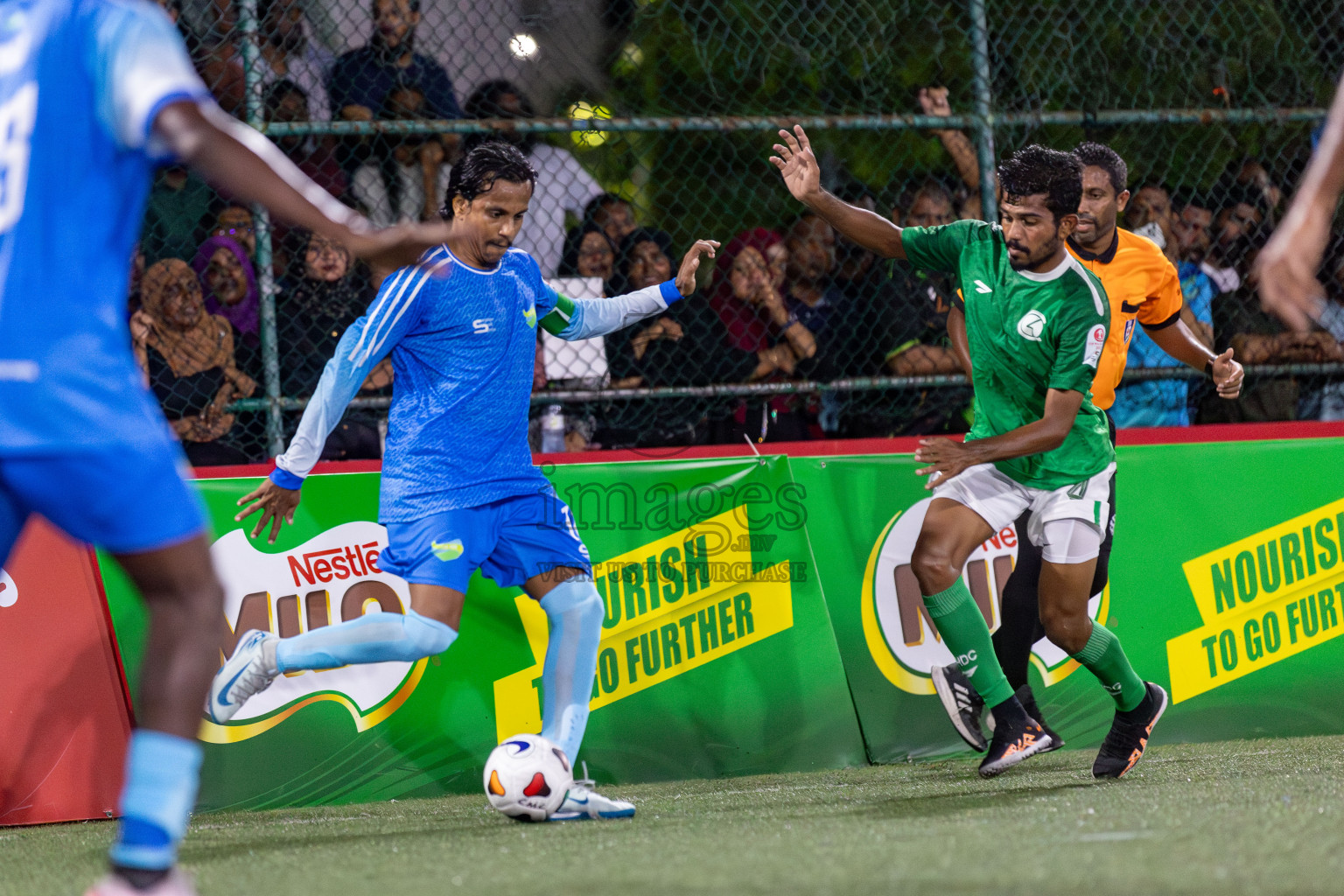 CLUB HDC vs CLUB FEN in Club Maldives Cup 2024 held in Rehendi Futsal Ground, Hulhumale', Maldives on Monday, 23rd September 2024. 
Photos: Mohamed Mahfooz Moosa / images.mv