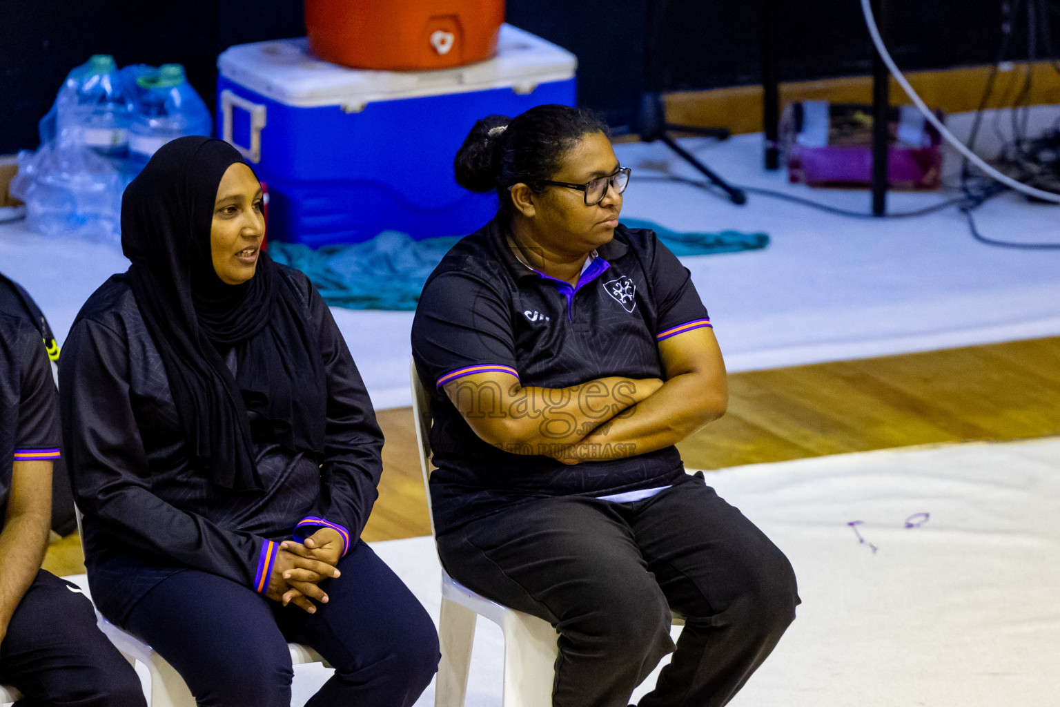 Day 11 of 25th Inter-School Netball Tournament was held in Social Center at Male', Maldives on Wednesday, 21st August 2024. Photos: Nausham Waheed / images.mv