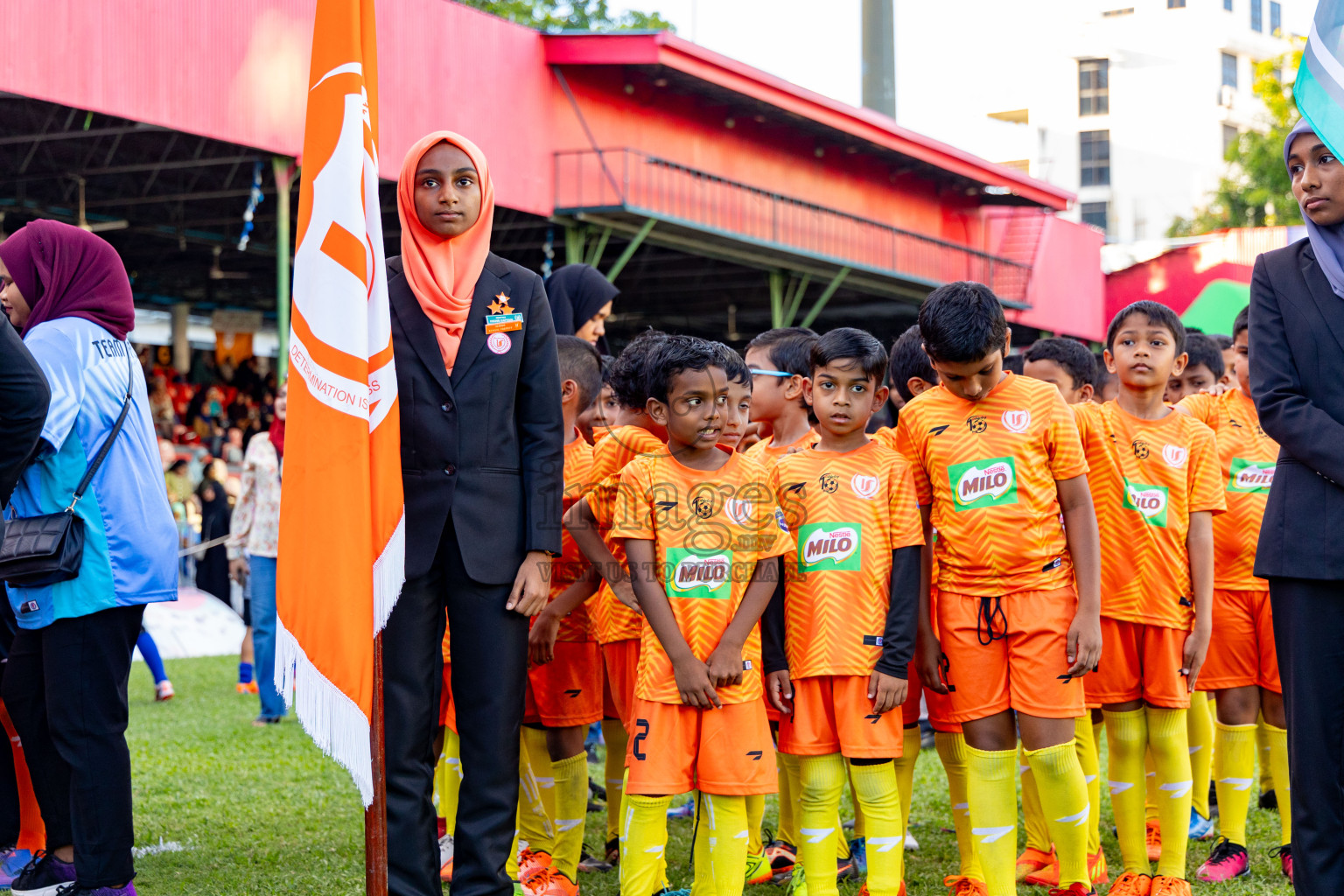 Day 2 of MILO Kids Football Fiesta was held at National Stadium in Male', Maldives on Saturday, 24th February 2024.