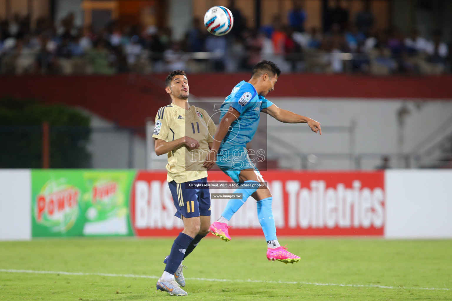 India vs Kuwait in SAFF Championship 2023 held in Sree Kanteerava Stadium, Bengaluru, India, on Tuesday, 27th June 2023. Photos: Nausham Waheed, Hassan Simah / images.mv