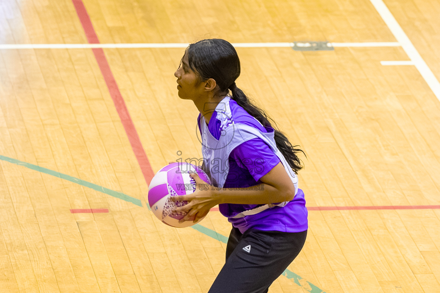 Day 9 of 24th Milo Netball Association Championship was held in Social Center at Male', Maldives on Tuesday, 9th September 2025. Photos: Mohamed Mahfooz Moosa / images.mv