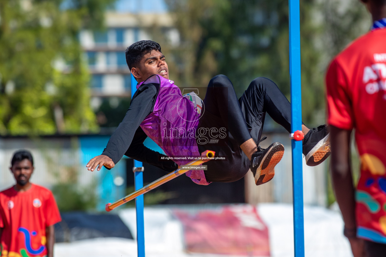 Day two of Inter School Athletics Championship 2023 was held at Hulhumale' Running Track at Hulhumale', Maldives on Sunday, 15th May 2023. Photos: Nausham Waheed / images.mv