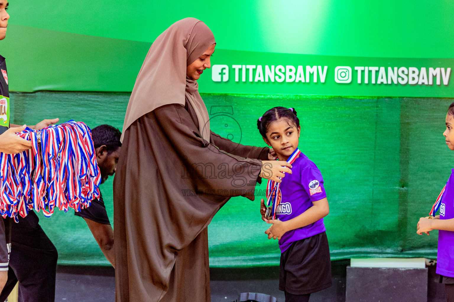 Day 3 of Milo 5 x 5 Junior Challenge 2025 - Basketball tournament held in Basketball Training Center, Male', Maldives on Saturday, 11th October 2025. Photos by: Nausham Waheed, Areef Adam / Images.mv