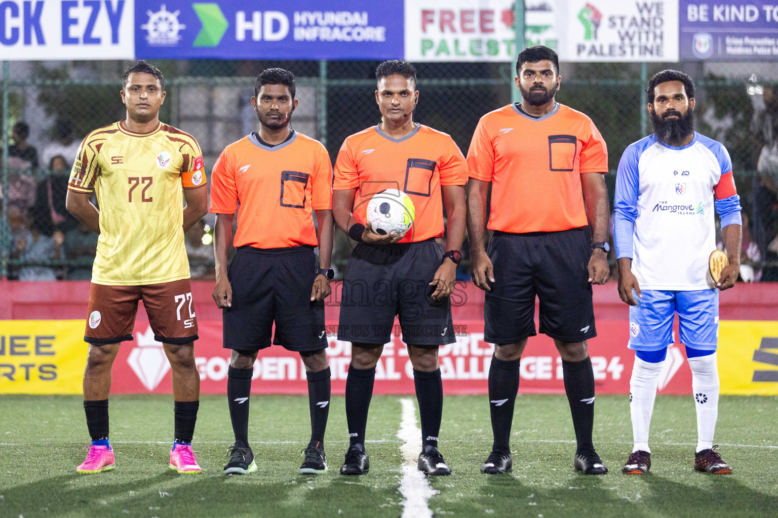 N Kendhikulhudhoo vs N Holhudhoo in Day 18 of Golden Futsal Challenge 2024 was held on Thursday, 1st February 2024, in Hulhumale', Maldives Photos: Nausham Waheed, / images.mv