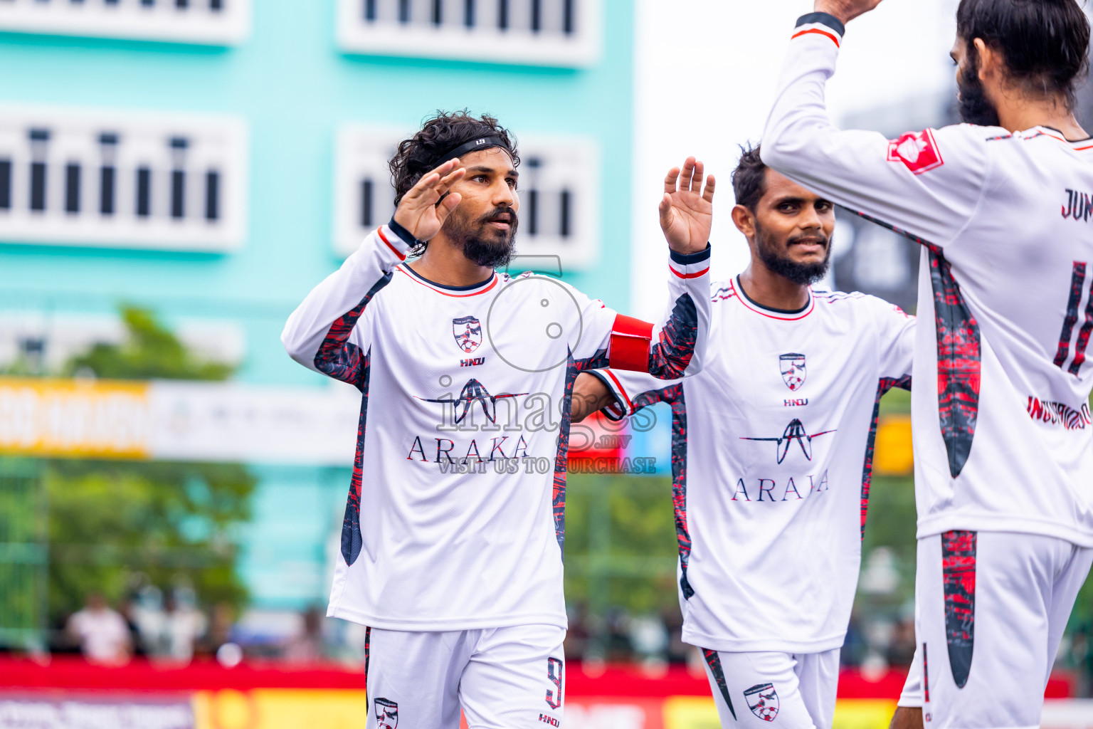 R Meedhoo VS R Inguraidhoo in Day 6 of Golden Futsal Challenge 2025 on Friday, 6th January 2025, in Hulhumale', Maldives Photos: Nausham Waheed / images.mv