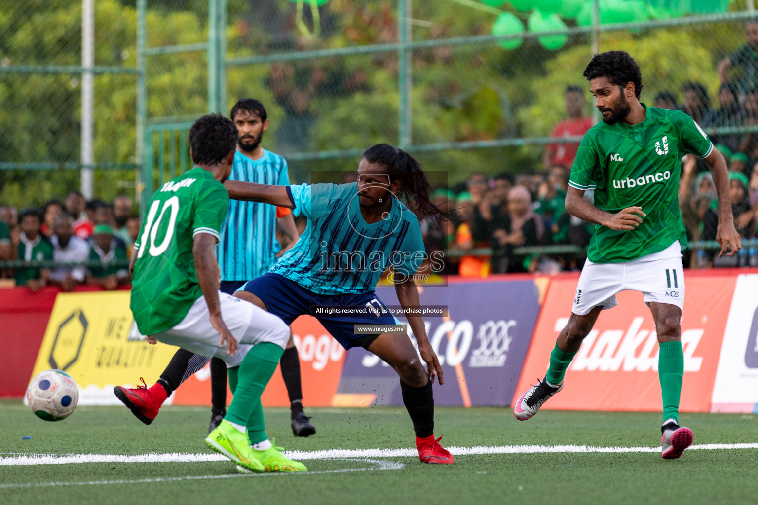 Club Urbanco vs MACL in Club Maldives Cup 2023 held in Hulhumale, Maldives, on Sunday, 16th July 2023 Photos: Ismail Thoriq / images.mv