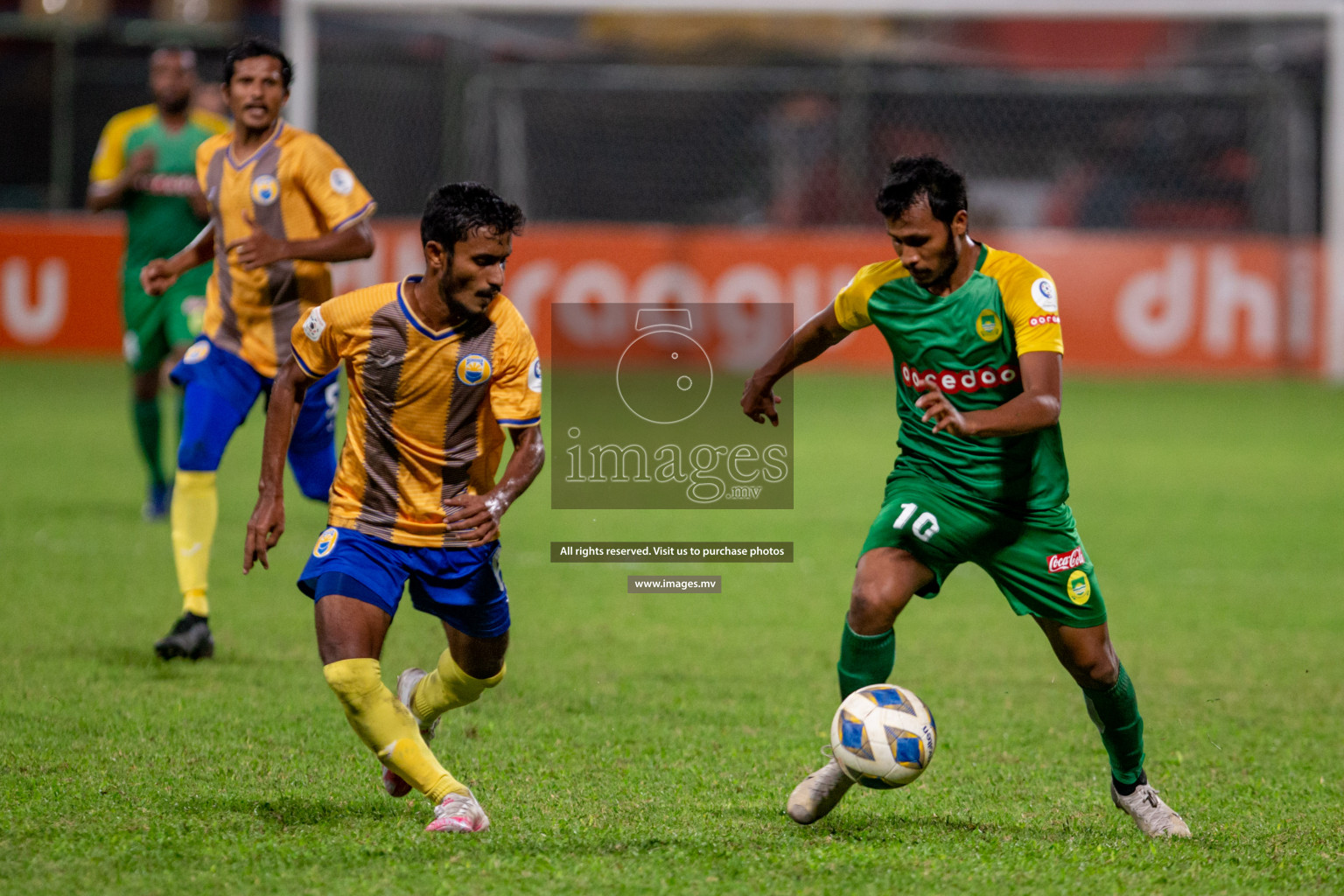 Club Valencia vs Maziya SRC in Dhiraagu Dhivehi Premier League 2020-21 on 26 December 2020 held in Male', Maldives