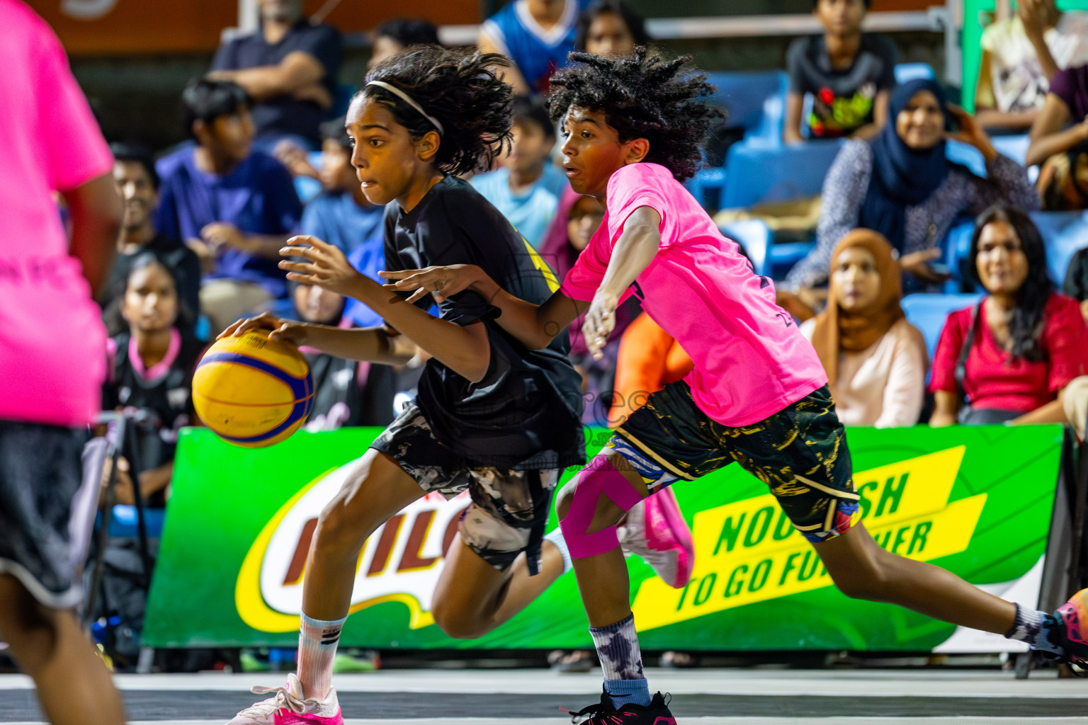 Day 7 of MILO Ramadan 3x3 Challenge 2024 was held in Ekuveni Outdoor Basketball Court at Male', Maldives on Monday, 18th March 2024.
Photos: Mohamed Mahfooz Moosa / images.mv