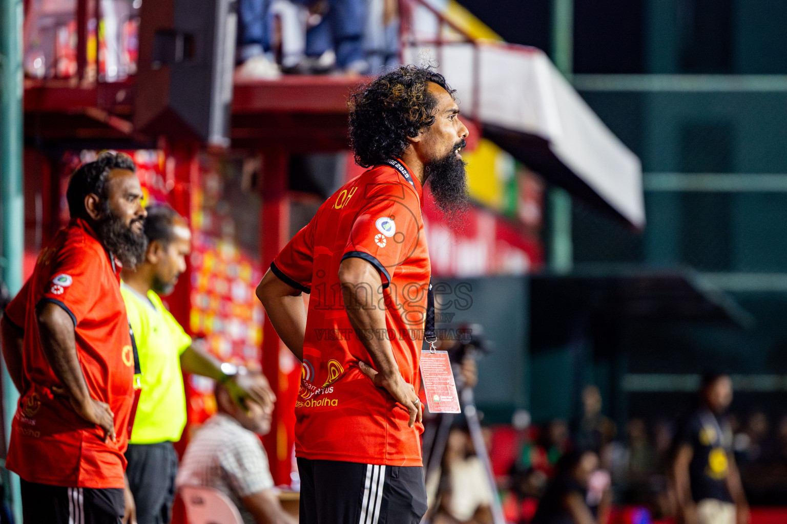 HA Vashafaru vs HDh Naivaadhoo in zone round on Day 31 of Golden Futsal Challenge 2025 was held on Tuesday , 4th February 2025, in Hulhumale', Maldives. Photos: Nausham Waheed / images.mv