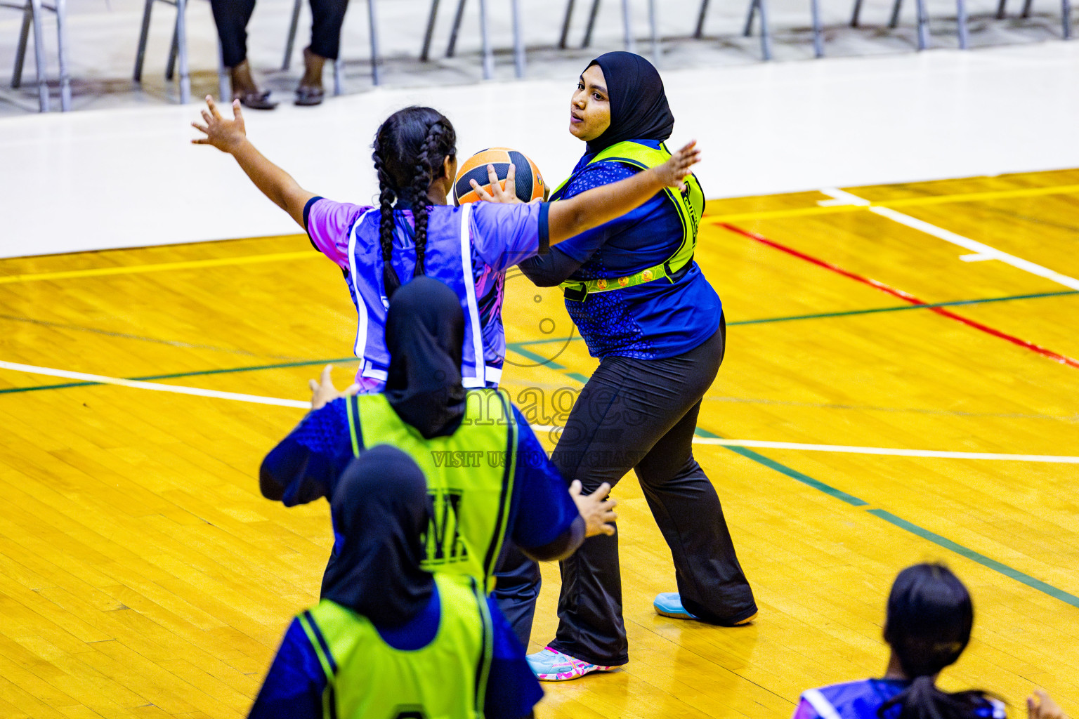 Day 2 of 21st National Netball Tournament was held in Social Canter at Male', Maldives on Thursday, 10th May 2024. Photos: Nausham Waheed / images.mv