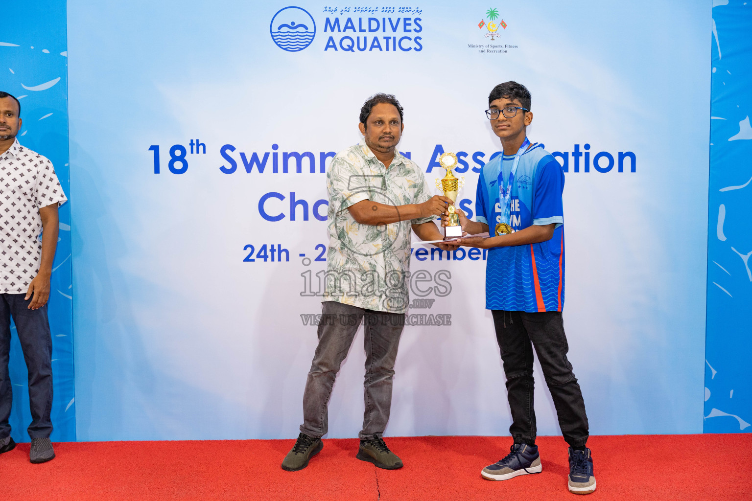 18th Swimming Association Championship 2025, Closing Ceremony was held on Saturday, 29th November 2025 at Swimming Track Hulhumale', Maldives. Photos: Areef Adam / images.mv