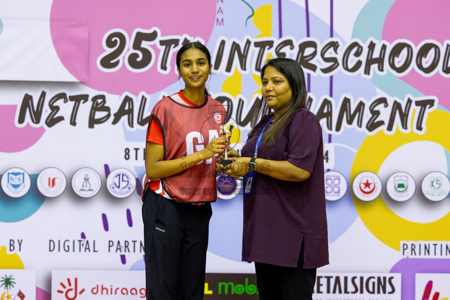 Day 2 of 25th Inter-School Netball Tournament was held in Social Center at Male', Maldives on Saturday, 10th August 2024. Photos: Nausham Waheed/ Mohamed Mahfooz Moosa / images.mv