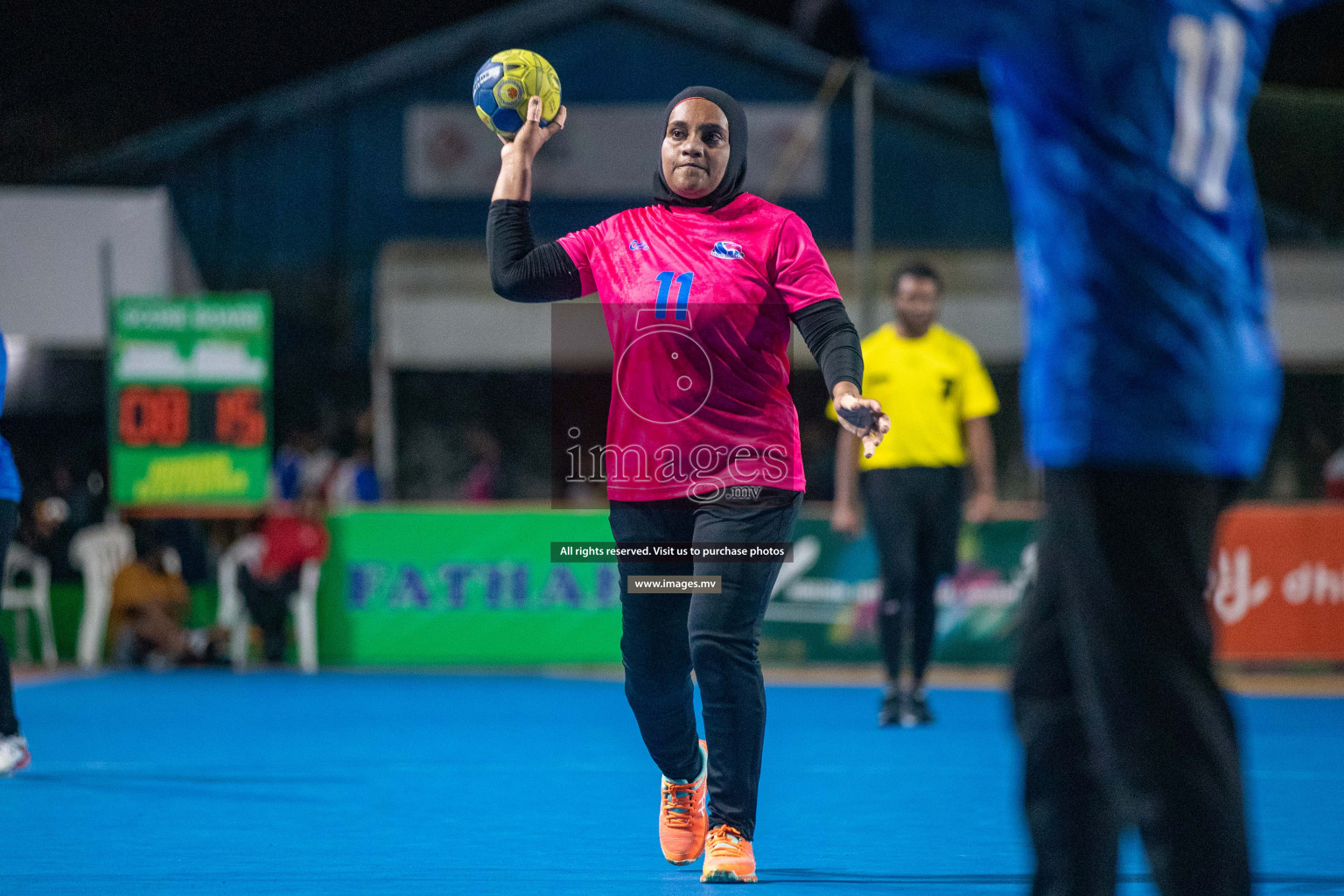 Day 8 of 6th MILO Handball Maldives Championship 2023, held in Handball ground, Male', Maldives on 27th May 2023 Photos: Nausham Waheed/ Images.mv