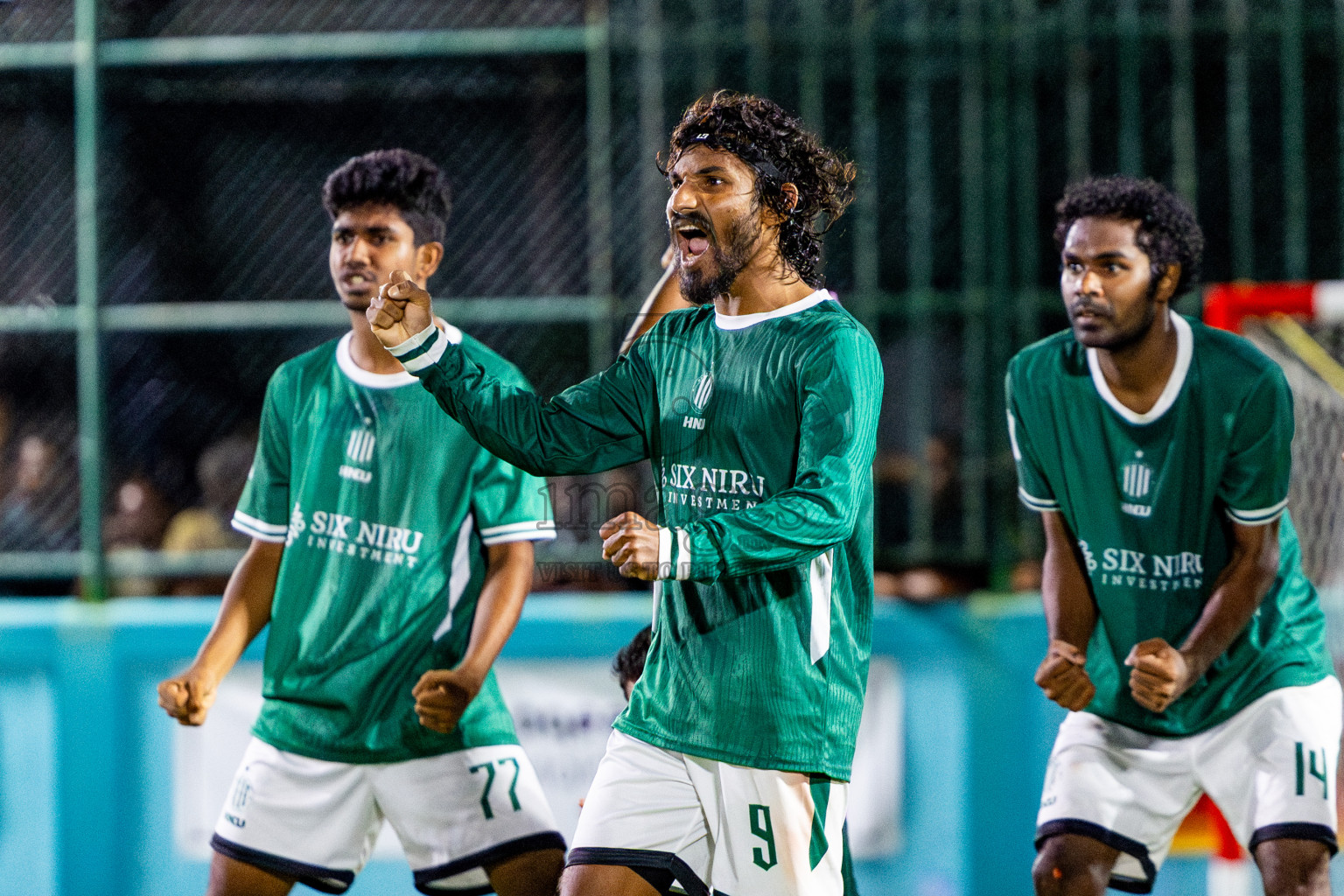 Ifhaams vs Dee Cee Jay SC in Final of Laamehi Dhiggaru Ekuveri Futsal Challenge 2025 was held on Tuesday, 29th July 2025, at Dhiggaru Futsal Ground, Dhiggaru, Maldives Photos: Nausham Waheed  / images.mv