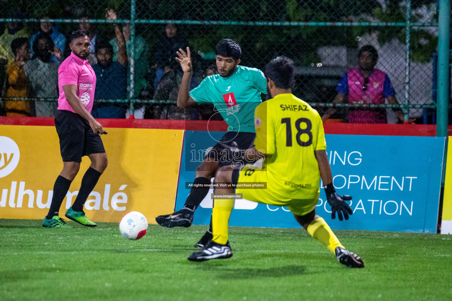 United BML vs Club Airports in Club Maldives Cup 2022 was held in Hulhumale', Maldives on Saturday, 15th October 2022. Photos: Hassan Simah/ images.mv