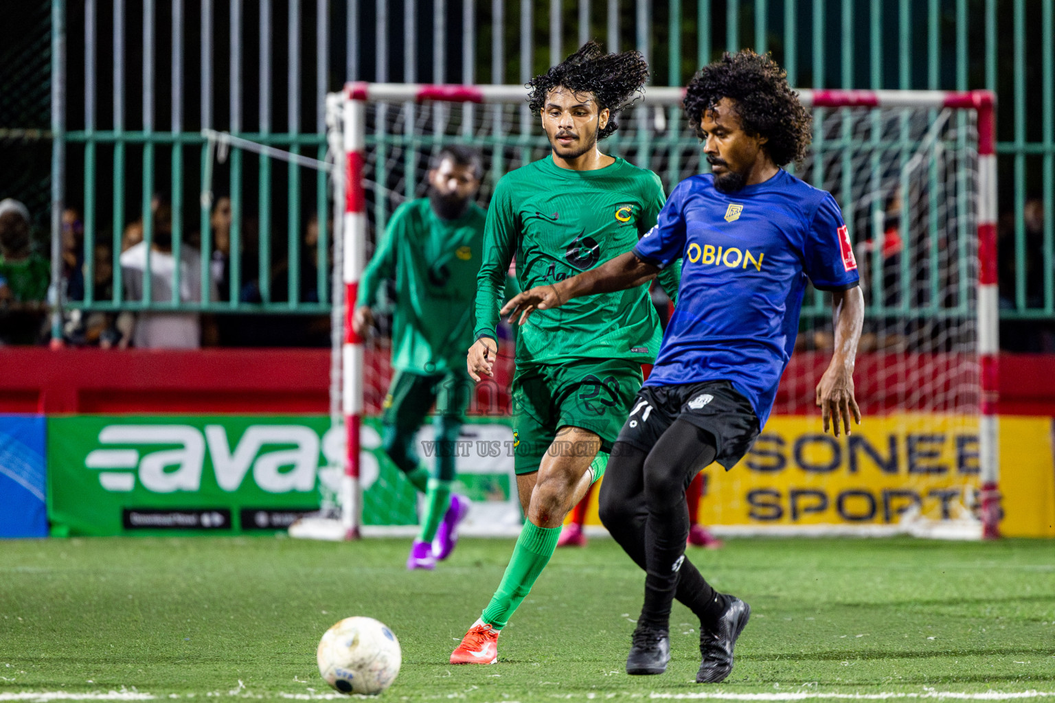 HA Vashafaru vs HDh Naivaadhoo in zone round on Day 31 of Golden Futsal Challenge 2025 was held on Tuesday , 4th February 2025, in Hulhumale', Maldives. Photos: Nausham Waheed / images.mv