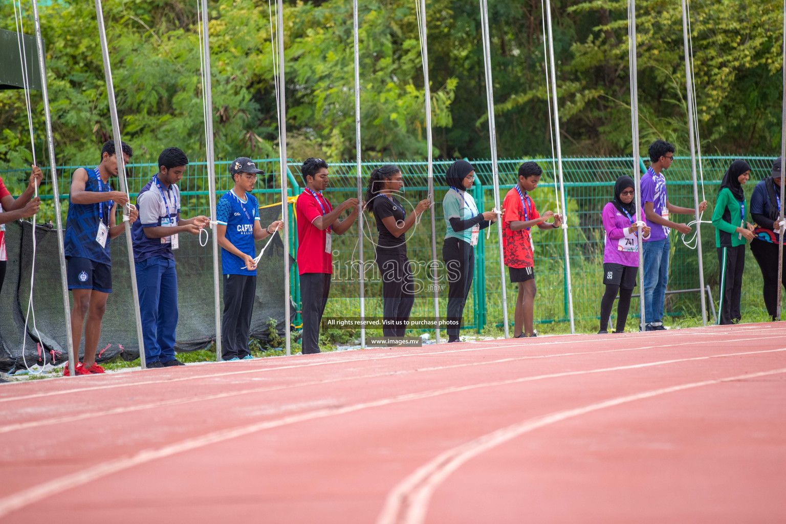 Day one of Inter School Athletics Championship 2023 was held at Hulhumale' Running Track at Hulhumale', Maldives on Saturday, 14th May 2023. Photos: Nausham Waheed / images.mv